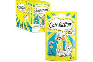 CT-TRONICS Catisfactions Snack para Gatos (Salmón Y Queso)