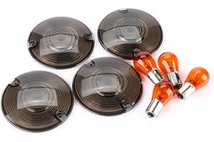 ZYTC rökt blinkerslinssats glödlampa för Harley Davidson Electra Glides Road King