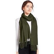 PFLife Wollschal Damen 200x70cm - Weicher Winterschal Mit Kaschmir-Gefühl In Geschenkbox