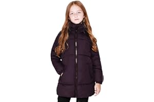 SOLOCOTE Ragazze Cappotti Invernali Pesante Lunghezza Media Giacche Calda Down-like Cotone Ovatta Outwear