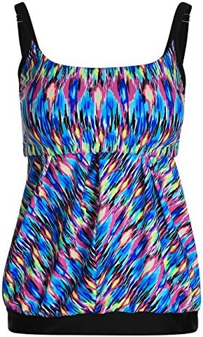 Women's Tankini Top Swimwear Push Up Swimming Top Sport Sexy Bikini Top -UK 10-18