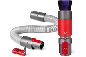 WYWY.Wide Spazzola per polvere+tubo di prolunga flessibile compatibile con aspirapolvere Dyson Outsize/V7/V8/V10/V11/V15/Gen5, per la rimozione della polvere con setole morbide,parti di ricambio