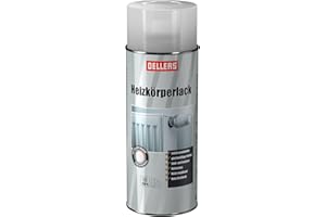 OELLERS Lakier do grzejników w sprayu, 400 ml, RAL 9001 krem, sprawdzona farba wysokiej jakości, wysoka siła krycia i wydajność, odporny na temperaturę, zarysowania i ścieranie, farba