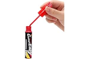 SUPATMUL reparación arañazos para Coche, Pintura Coche, Resistente al Agua, eliminador arañazos, rotulador para reparación Pintura Coche, 10 ml, Rojo