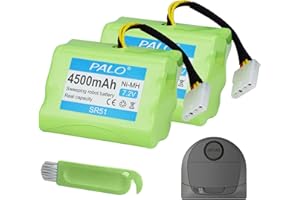 CITYORK 2 x Batterie de Rechange pour Neato XV Series XV-11, XV-12, XV-14, XV-15, XV-21, XV-25, pour Neato XV Essential, XV Signature, XV Signature Pro Aspirateurs Batterie (NiMH 7,2 V 4500 mAh)