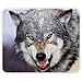 Produktbild Wilde Tiere 10009, Wolf, Designer Leder Mousepad Unterlage Mauspad Maus-Pad Stark Anti Rutsch Unterseite für Optimalen Halt mit Lebhaftes Motiv Kompatibel mit allen Maustypen (Kugel, Optisch, Laser)Ideal für Gamer und für Grafikdesigner.