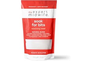 My Expert Midwife Soak for Bits, Epsom Salts and Essential Oils Postpartum Bath Soak to Clean and Soothe The Perineum, Calm Aching Muscles Post-Birth (Pack of 1)