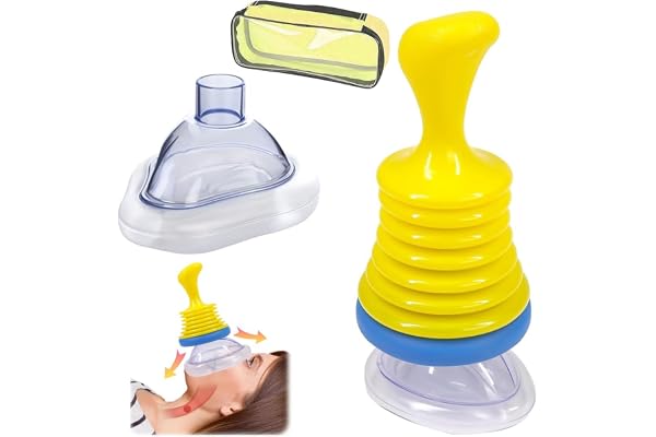 Anti Choking Device, with 2 Masks Portable for Kids Home and Travel Kit Anti Choking Many Ages Portable Airway Suction and First Aid Device Quick Emergency Response