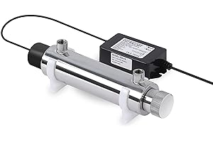 Bellerofonte Sterilizzatore Acqua Lampada UV 6 Watt Portata 2 lt/min per impianti micro filtrazione, osmosi inversa e acquario