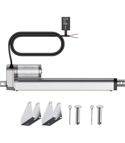 Actionneur Linéaire 12 V,VEVOR Actionneur Mouvement Linéaire 500 mm 220lb/1000N 14mm/s avec
