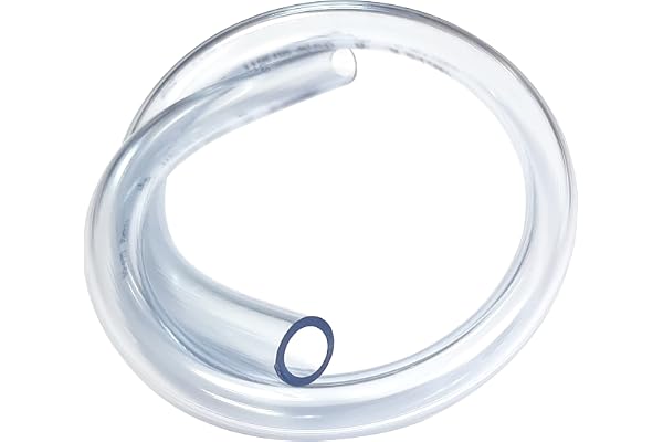 Durite essence tuyau carburant transparent tube bricolage moto scooter mobylette cyclomoteur tondeuse motoculture (Øint-ext : 8x12mm)