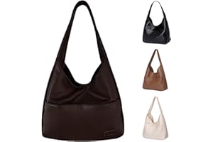 CXINLky Umhängetasche Damen, PU Leder klein Tragetasche Schultertasche Weiches Hobo Handtaschen Uni Tasche Handtasche Shoulder Bag for Women