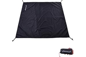 Clostnature Telo per Tenda - Tappeto per Tenda Impermeabile, Campeggio Tarp da 1-6 Persone, Salva Pavimento per Tenda Durevole, Tappetino per Tenda Ultraleggero per Campeggio, Spiaggia