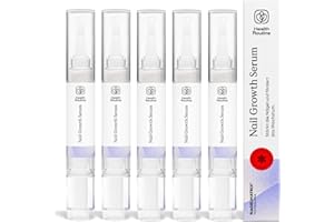 ‎HEALTHROUTINE Health Routine Nail Growth Serum 5er Set — Nagelöl für gesunde Fingernägel & Fußnägel — Schnelles Wachstum — Natürlicher Nagelhärter mit Jojobaöl & Biotin