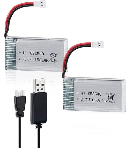 Drohnen-Akku 3,7V 380mAh – Lithium-Polymer Mit XH2.54 Stecker, Für RC-Drohnen Zubehör, Leicht & Langlebig