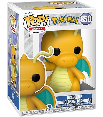 Pokemon Center Original Sitting Cuties Pokemon Fit Dragonite Plush 6 ½