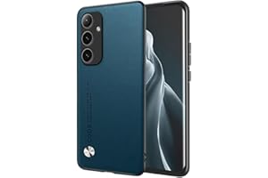 EASSGU Coque de Téléphone pour Samsung Galaxy S24 (6.2" inches), Etui en Cuir de Style Business - Saphir