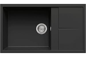 Elleci LGU41040 | Lavello da incasso GRANITEK UNICO 410 | Colore : Nero