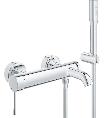 GROHE Essence New Wastafelmengkraan S-size PO Waste 174mm Hoogte Glad 116mm Uitloop Chroom 9 7283