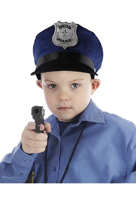 2 Stück Polizei Abzeichen Metall - Authentische Polizeimarken Für Kostüme