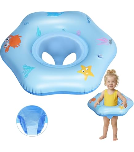 Bouée De Natation Gonflable Pour Bébé, Anneau De Natation Gonflable Avec Siege Flottant Pour Enfants De 3 A 5 Ans Anneau De Taille 92965517