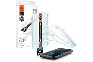 Spigen EZ Fit Pro Skärmskydd [2P] för Google Pixel 11/11 Pro | 10H+ Hårdhet, enkelt installationskit, skalvänlig, ultra-transparent, responsiv touch, oleofobisk beläggning.