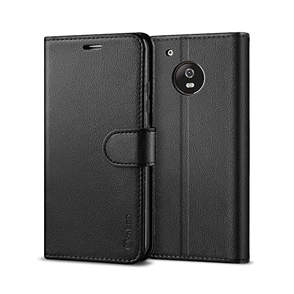 Vakoo für Motorola Moto G5 Hülle, Handyhülle für Motorola Moto G5 PU-Leder Flip Case Schutzhülle für Motorola Moto G5