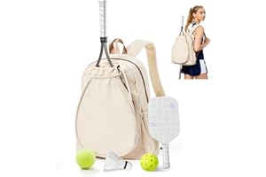BJLFS Sac à Dos de Tennis Unisexe, Sac à Dos pour Raquette de Tennis, Badminton, Convient pour Un Usage Sportif Quotidien, Peut contenir Un Verre d’Eau, Une Serviette, des vêtements, Deux Raquettes