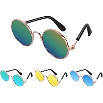 2 Gafas De Sol Para Perros Pequeños Y Gatos – Estilo Elegante, Lentes Reflectantes, Ideales Para Fotos Y Fiestas
