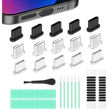 Sinbana 8pcs Breloques Anti-Poussière Pour Kindle, 8 Styles