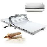 Commercial Dough Rolling Machine, Reversible Pastry And Fondant Laminator, Manual Rolling Machine, Adjustable Thickness From