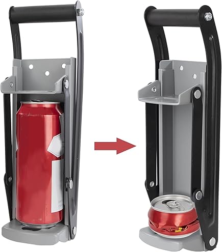 Broyeur De Canettes Mural - ZJCHAO - Poignée Souple - Recyclage Facile