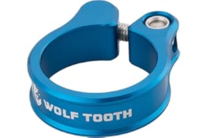 Wolf Tooth | Seatpost Clamp 34.9mm | Blue | Customisable Bike Accessories and Components Precision Engineered