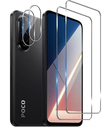 2 Pz Vetro Temperato 9H Per Xiaomi Poco M7 4G &ndash; Pellicola Protettiva Trasparente, Anti Graffio
