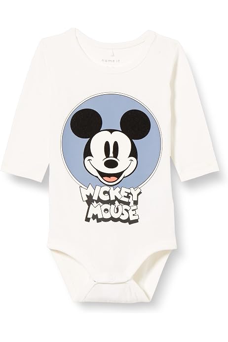 NAME IT Body Maniche Lunghe In Lana Per Neonata, Nbfwang Wool Needle LS Body Noos, Rosa, 3 Mesi
