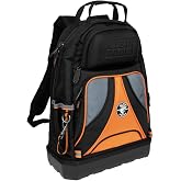 Klein Tools 55421BP-14 Alet Sırt &Ccedil;antası, Ağır Hizmet Tipi Tradesman Pro Alet &Ccedil;antası D&uuml;zenleyici, 39 Cepli, Kalıplanmış Taba