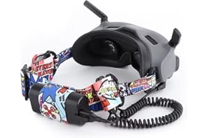 ZJRXM Cinghia per DJI Avata Goggles 2/FPV Goggles V2, fascia regolabile per occhiali DJI Avata Goggles 2/FPV Goggles V2