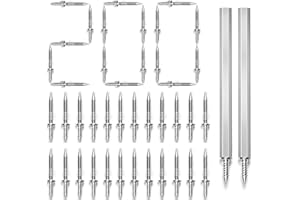 Ellxen 200 pcs Double Head Skirting Thread Seamless Nail,Double-Headed Nails,Hidden Nails for Veneer,Skirting Line Special Hidden Nails Flat Head Furniture Nails for Furniture Sofa Headboards