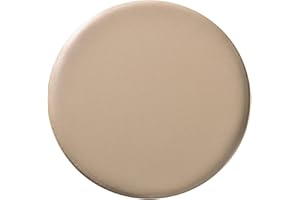 SWJ-swjssb Hocker-Überzug, Rund, 2er Set，Hockerbezug，Barhocker Bezug, Wasserdicht, Sitzkissen-Schutz, Runde Hocker-Bezüge, Kissen-Protektoren Rund Hocker Bezug (Color : Khaki, Size : Set of 2)