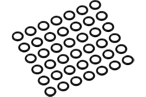 QUARKZMAN 50 stycken nitrilgummi O-ring ersättningsgummianslutning 5 mm x 3 mm x 1 mm för kran rörmokare reparation tätning anslutning