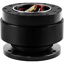Entretoise De Volant Universelle - Aluminium 3 Pouces - Noir - Pour Rapprocher Le Volant - Kit Avec Boulons