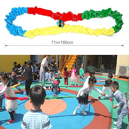 Pellor Children Kids Outdoor Exercise Band Rainbow Elastic Pull Rope Toys for Sensory Training Team Activity Party Game (180cm/5.9ft) reviews Pellor Children Kids Outdoor Exercise Band Rainbow Elastic Pull Rope Toys for Sensory Training Team Activity Party Game (180cm/5.9ft)
