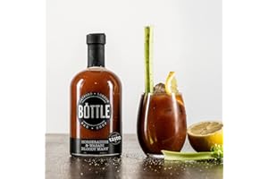 CATFORD LONDON BOTTLE BOTTLE cocktails: Bloody Mary Pre-Mixed (10% abv, 50cl), Ready to Drink (Horseradish and Wasabi Infused Vodka, Spiced Tomato, Henderson Relish, Lemon), Vegan Friendly, Small Batched, British Made