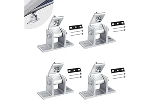 SZ-KARIDGE 4 pezzi pannello solare supporto tetto gancio 0-60° fissaggio pannello solare, per pannello solare per il montaggio di fotovoltaico