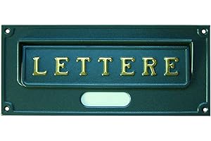 ALUBOX PLACCA BUCA LETTERE ROMA GHISA