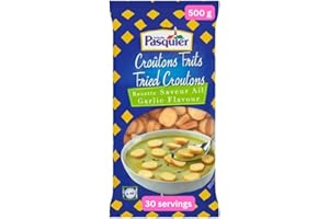 KOALAKOI Bulk Catering Croutons, Garlic and Original Flavours, 500g Packs, Multiple Pack Sizes (1x500g Garlic)