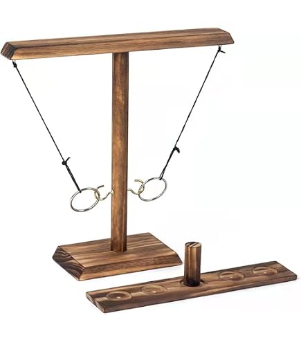 Jeu De Lancer D'anneaux Joycabin - Pour 4 Joueurs, En Bois - Jeu Interactif Pour Soirées Et Familles
