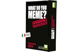 Yas Games Rocco Giocattoli Espansione What Do You Meme? NSFW L’Unico In Italiano, Da 18 anni in su