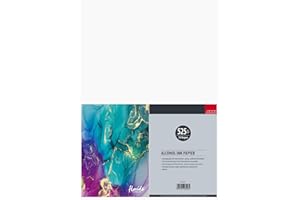 ARTSERVICE-TUBE Alcohol Ink Block, Alcohol-Tinte Block, Alkohol-Tinte Papier, Bogenware, 525g/m² (DIN A4 - Bogenware)