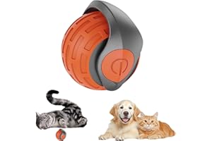 GxDxmBd Juguete Interactivo Pelota para Gato,Pelota Rodante Automática para Gatos Y Perros,Juguete Interactivo para Gatos de Interior,Pelota Interactiva para Perros,Regalo Divertido para Gatitos (C)
